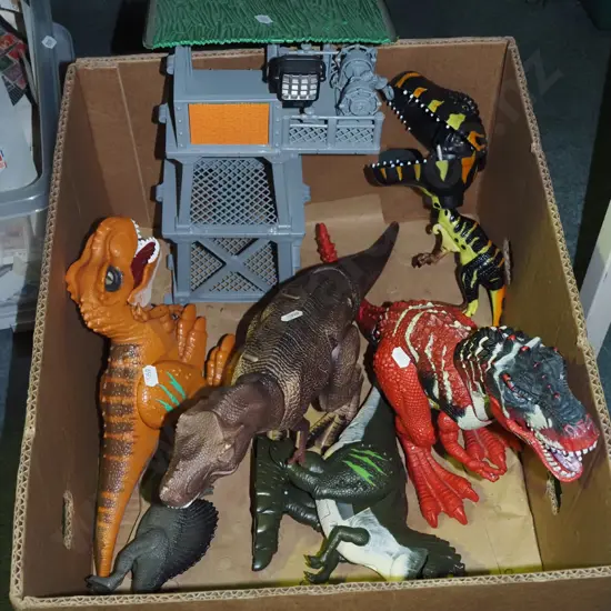 box of dinosaurs