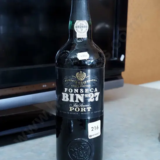 bottle of 750ml Portuguese port