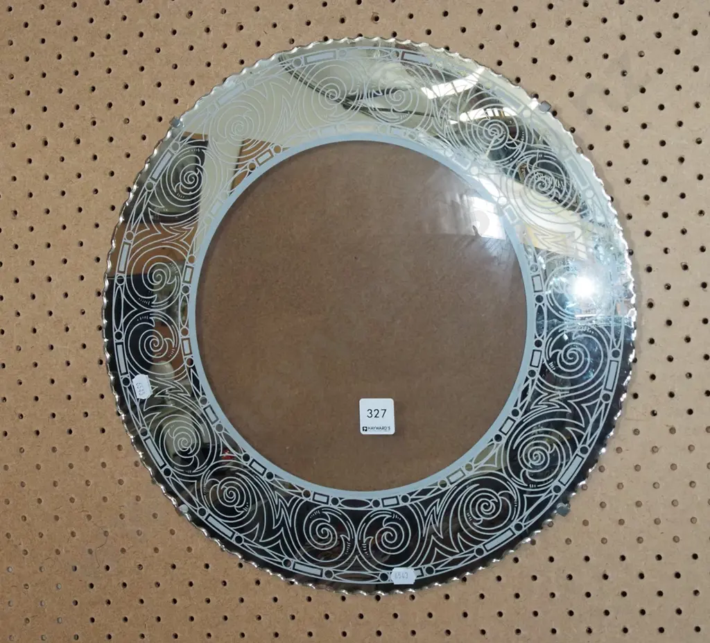 convex mirror framed picture frame Image 1++