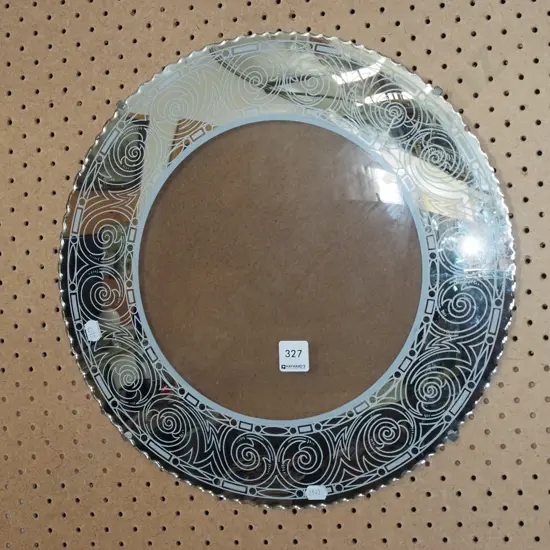 convex mirror framed picture frame