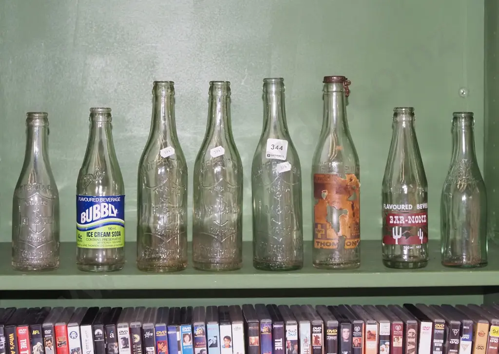 shelf of bottles Image 1++