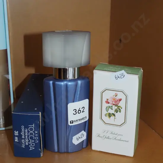 2x perfumes; Avon Toccara cologne, Fire Fox 30ml