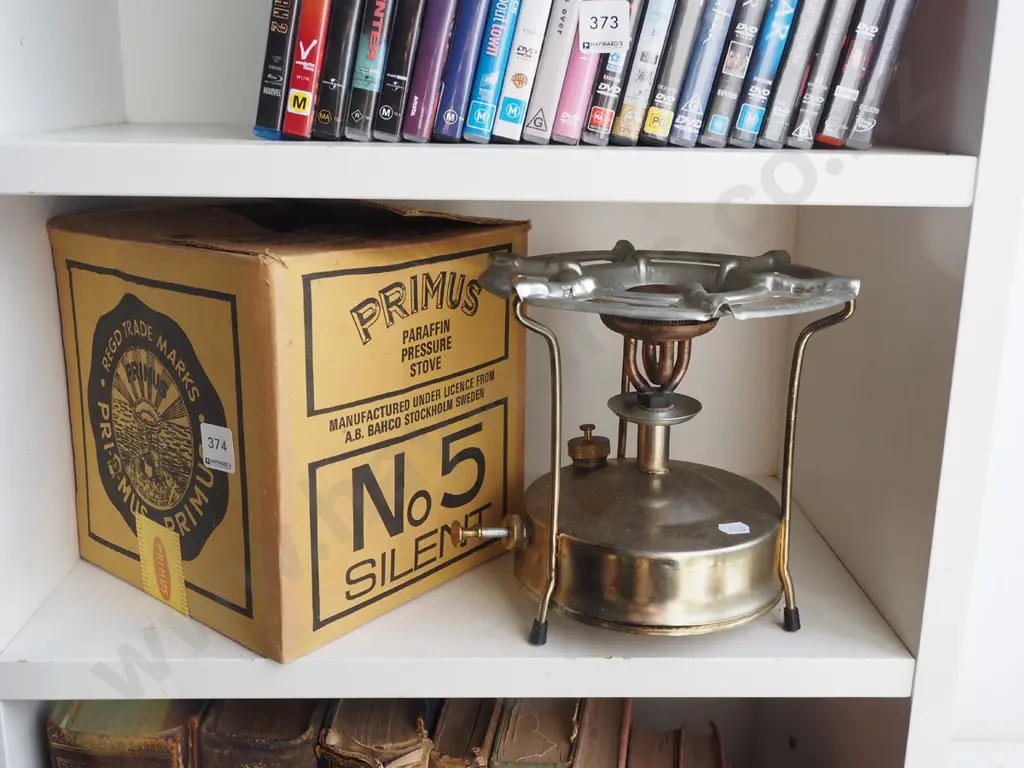 Primus white spirit camp stove in original box Image 1++