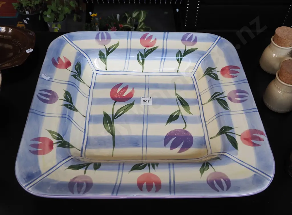 large hand painted serving bowl H440 W440 Image 1++