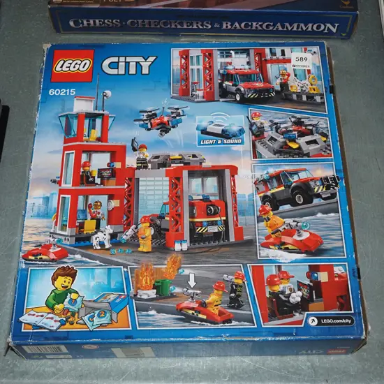 boxed Lego city kit - may be incomplete
