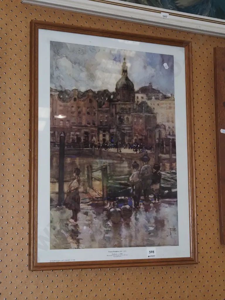 framed Frances Hodgkins print Image 1++