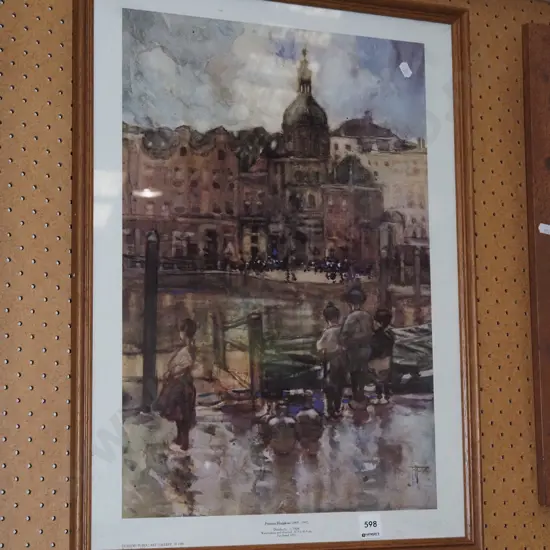 framed Frances Hodgkins print