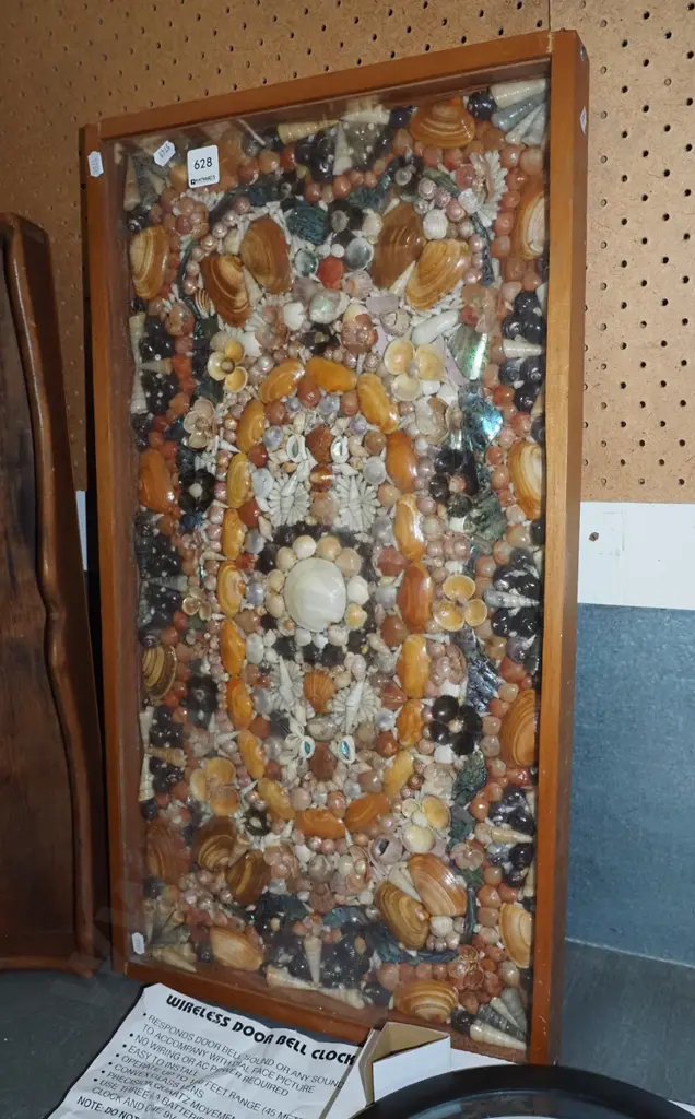 homemade shell wall art Image 1++