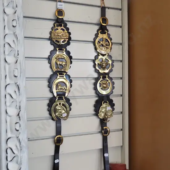 2x horse brasses