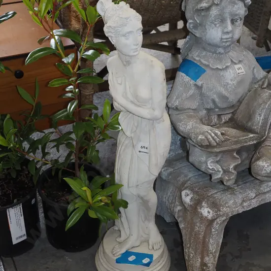 cast concrete statue - figurine H650