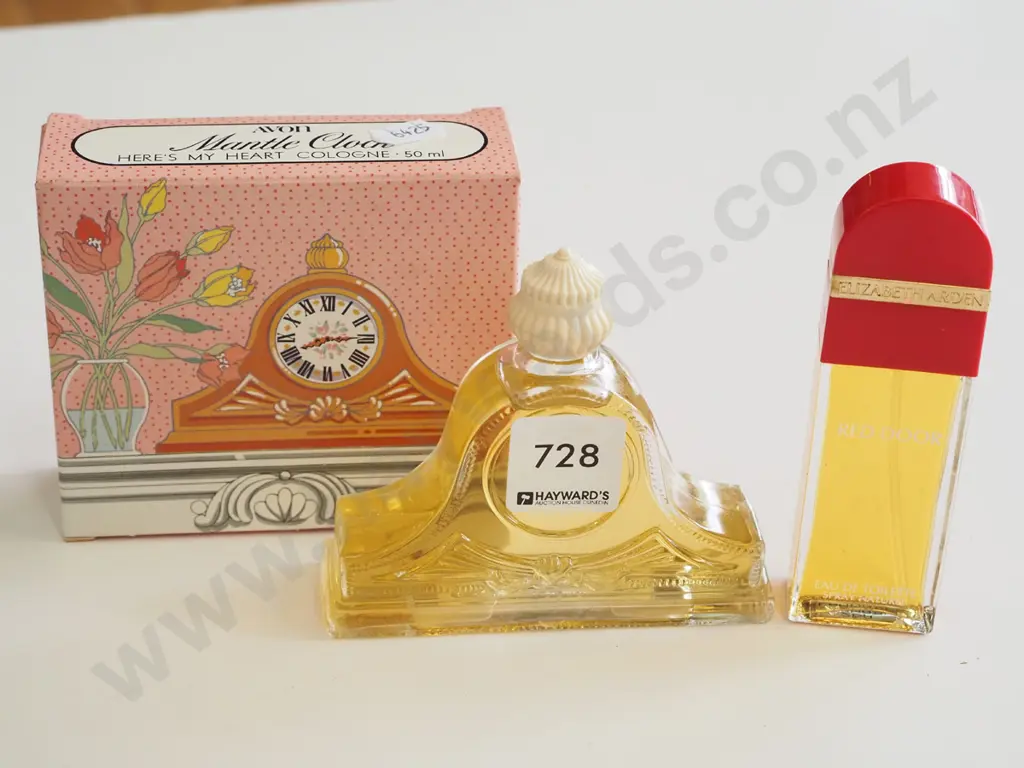 boxed Avon Here's My Heart cologne 50ml, Elizabeth Arden Red Door eau de toilette 25ml Image 1++