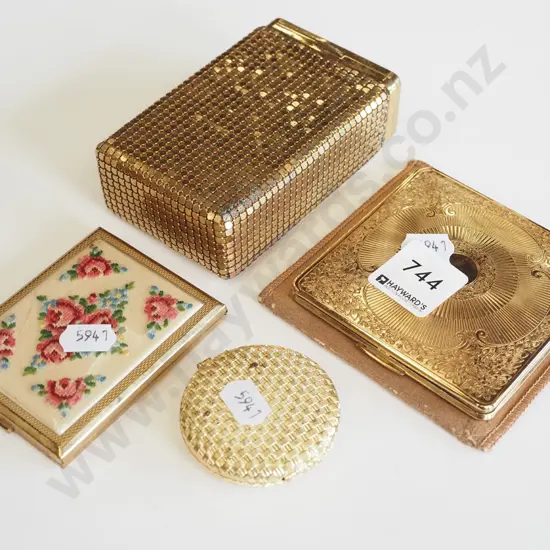 cigarette case, powder compacts