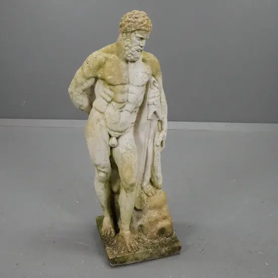 cast concrete garden statue, Hercules  H570