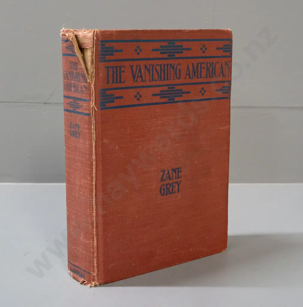 Zane Grey - The Vanishing American - 1925 first edition, some damage and discolouration Image 1++