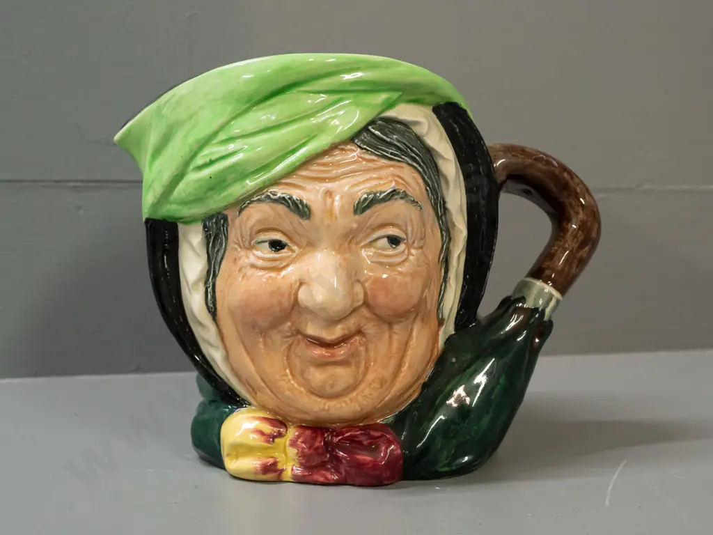 large Royal Doulton Sairey Gamp character jug H-160 W-200 Image 1++