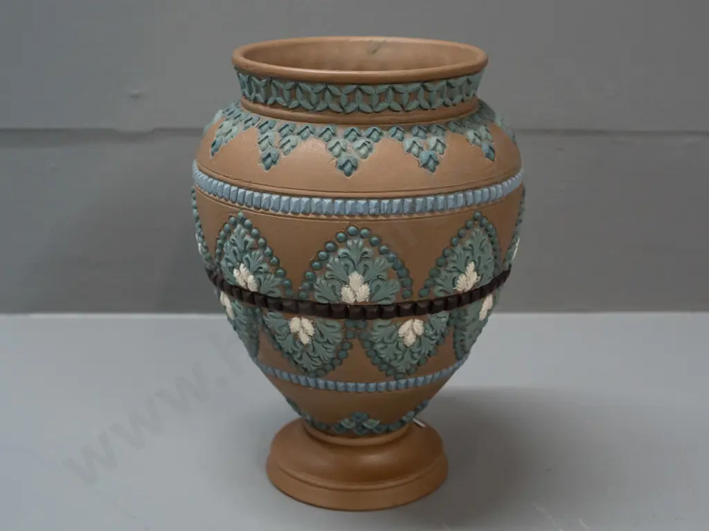 vintage Royal Doulton "Silicon Ware" vase H-180 D-130 at widest Image 1++