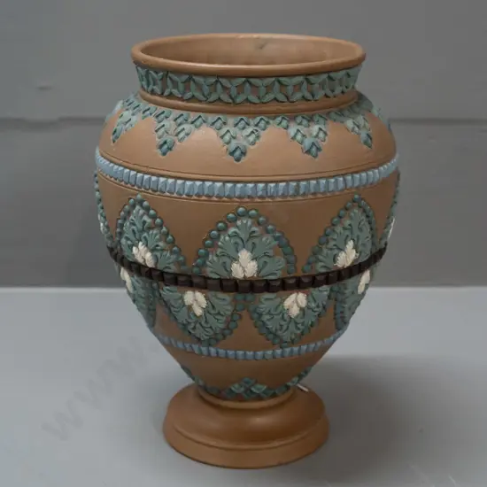 vintage Royal Doulton "Silicon Ware" vase H-180 D-130 at widest