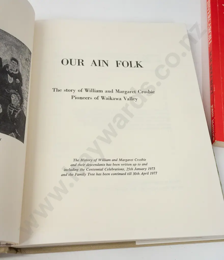 4 local history publications - Beyond the Skippers Road, 8 Daughters 3 Sons, Old Invercargill & Our Ain Folk Image 1++