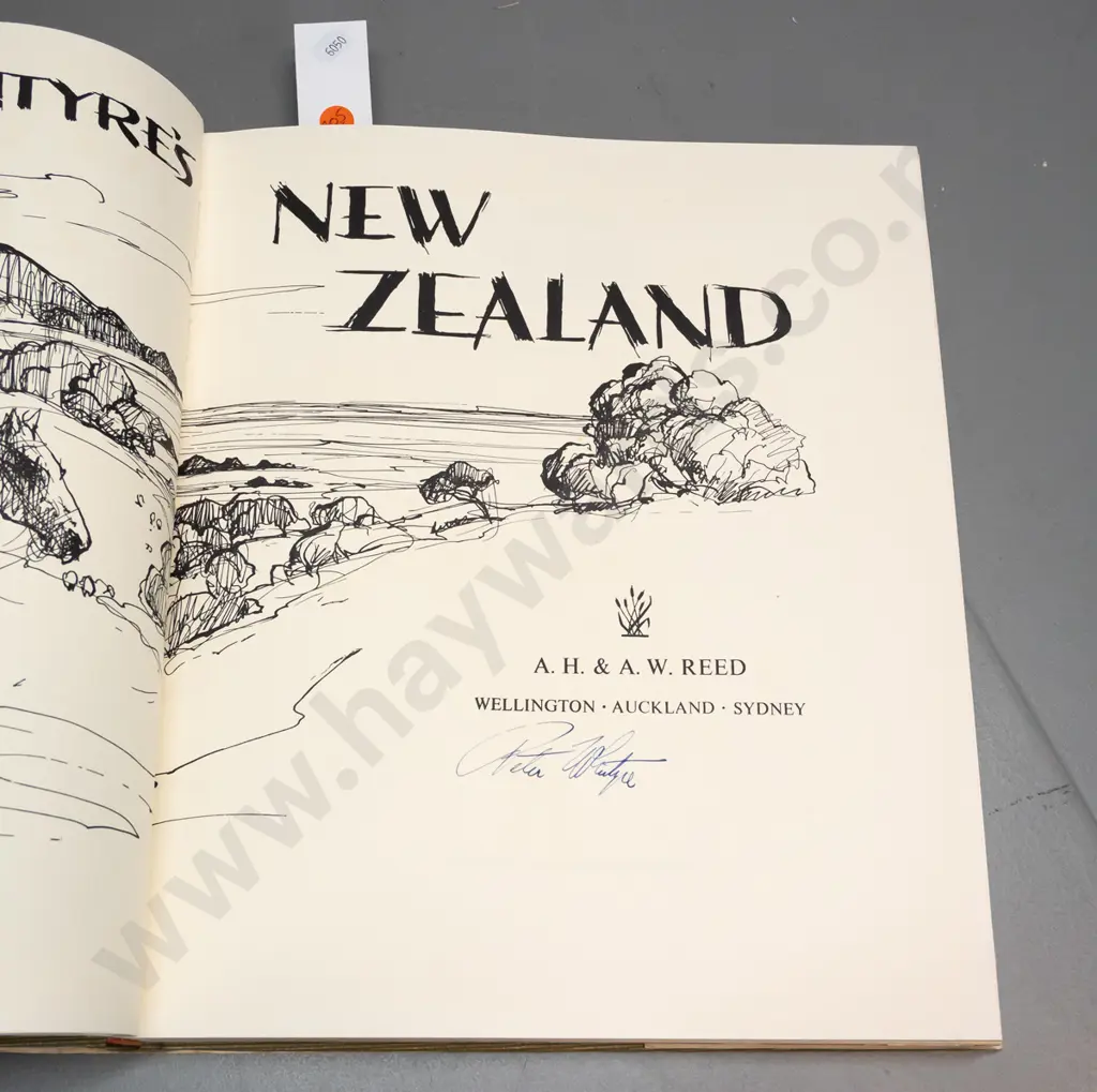 Peter McIntyre 2x books -New Zealand, Pacific (both signed) Image 1++