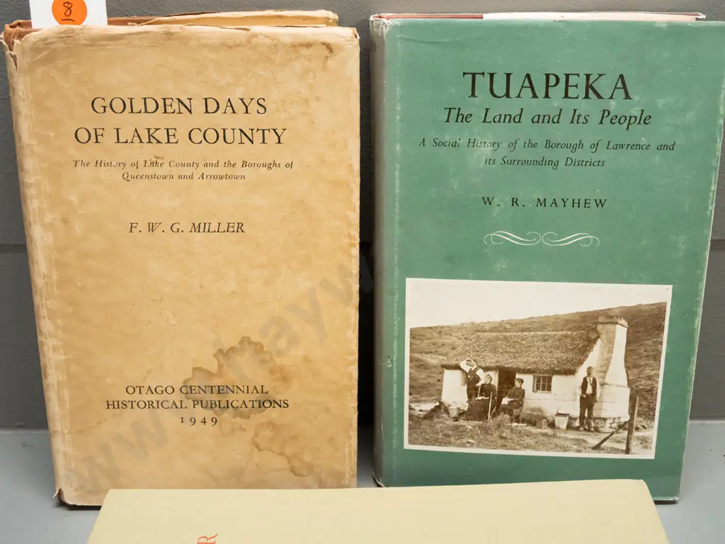 4 books - Golden Days of Lake Country, Tuapeka The Land and its People, East of Rock & Pillar Winston Churchill speeches Image 1++