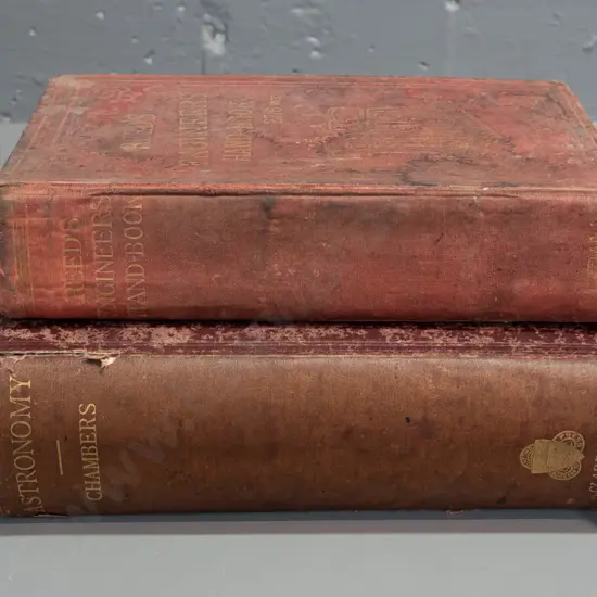 2x books Reeds Engineering Handbook & Astronomy by Chambers