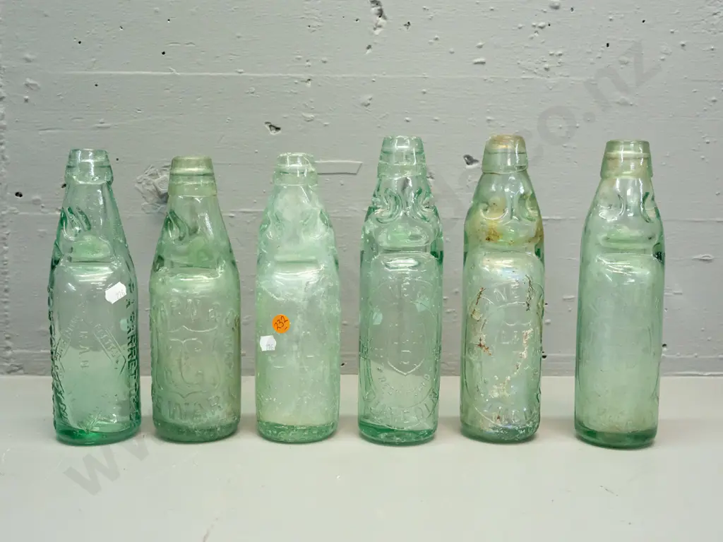 6x assorted marble bottles - various condition chipping staining & overall wear - tallest H230 Image 1++