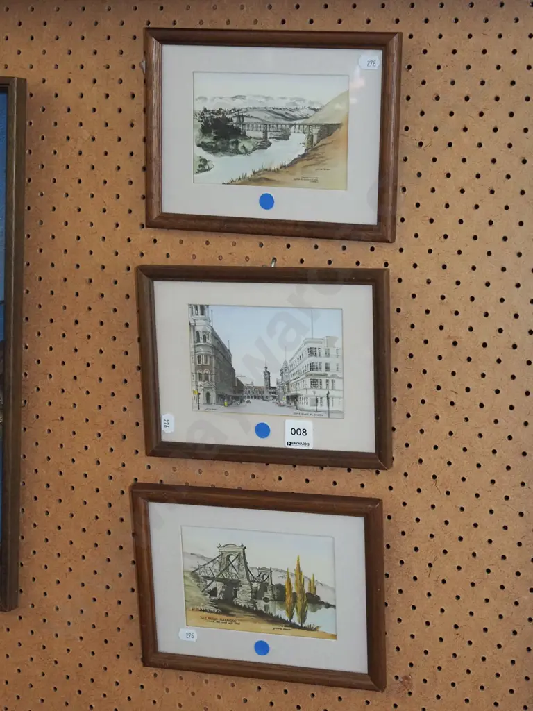 3x hand coloured Yvonne Benson prints Image 1++