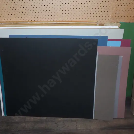 various sheets of framer's mat