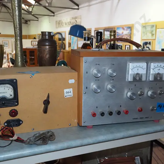 variable power supply, amp meter - both As Is No Returns