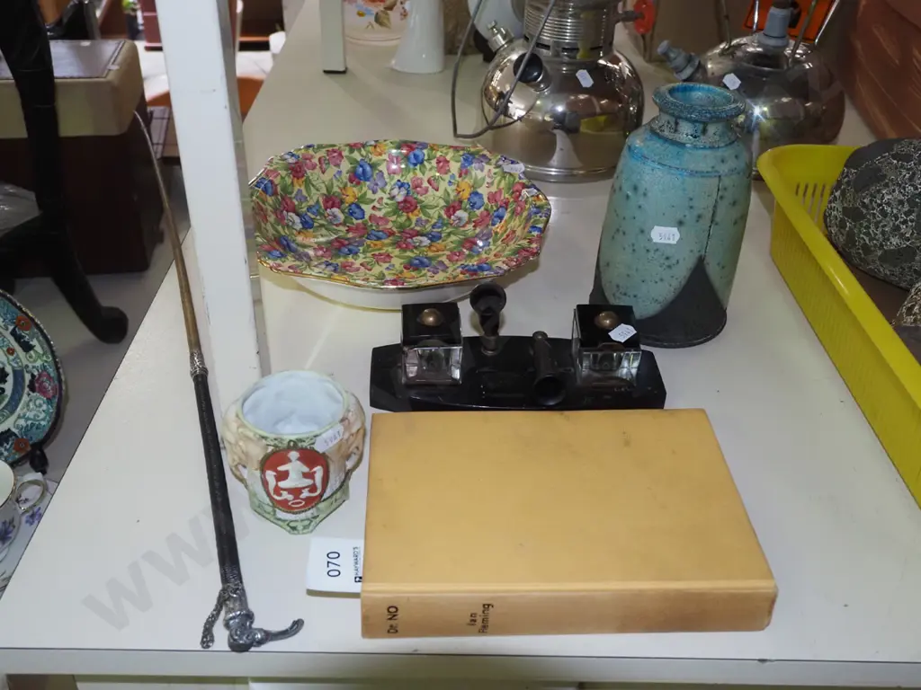 Royal Winton all over floral bowl, vase, desk set etc Image 1++