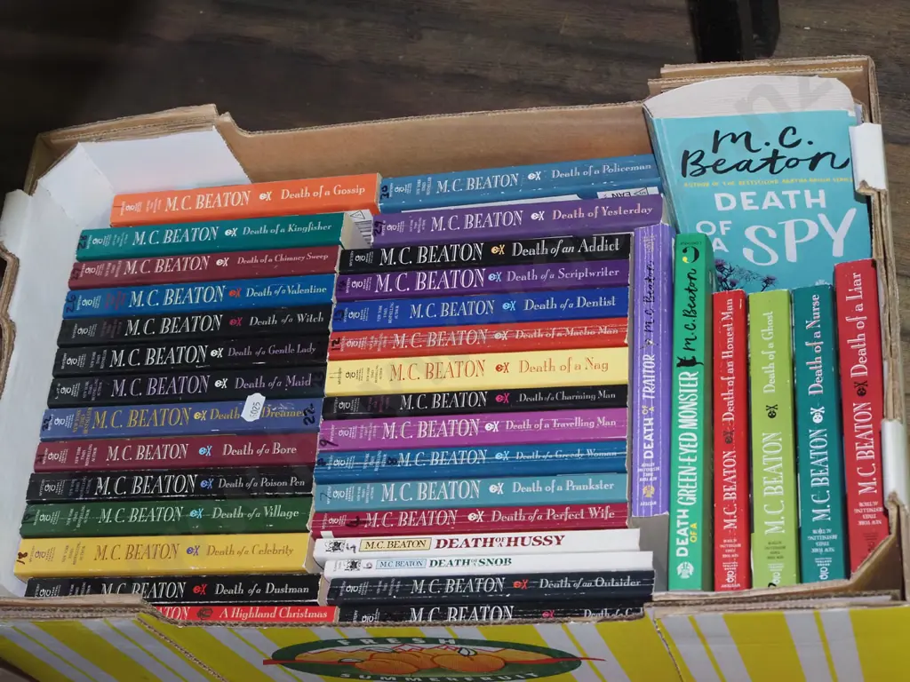 box of MC beaton books Image 1++