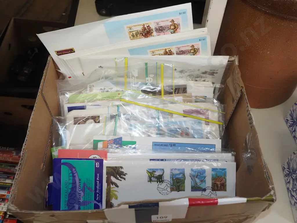 box of first day covers Image 1++