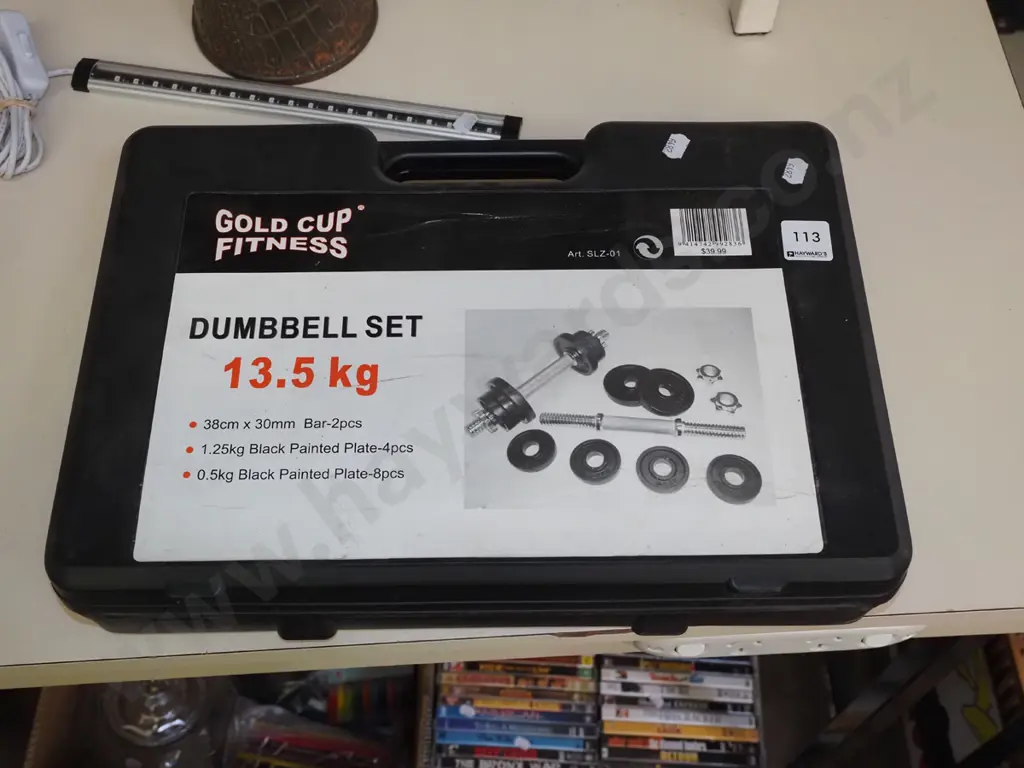 cased dumbells - 13.5kg Image 1++