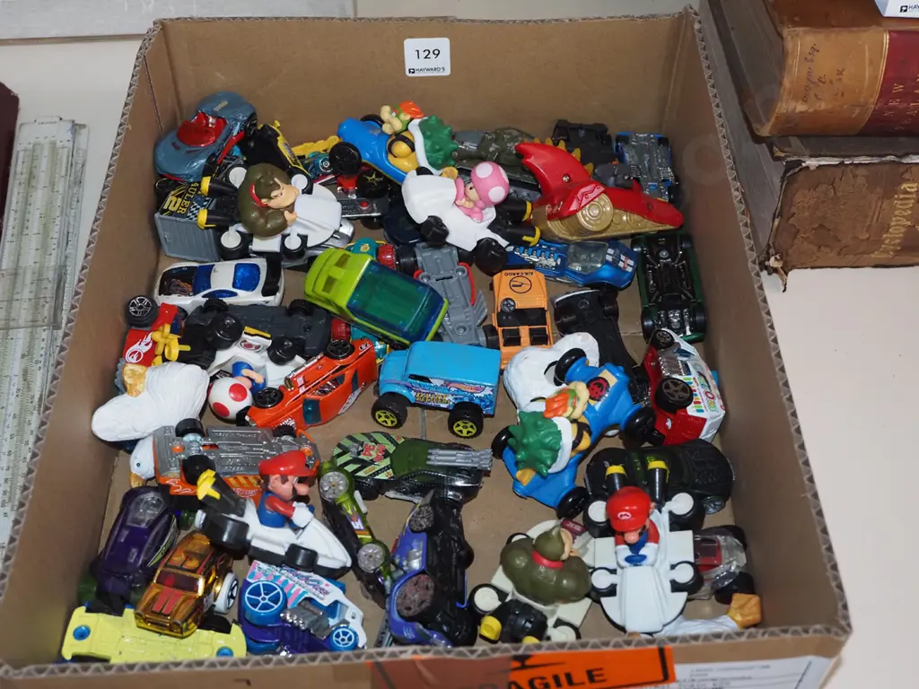 box of toy vehicles Image 1++