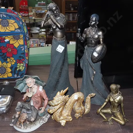 assorted figurines Tallest H410