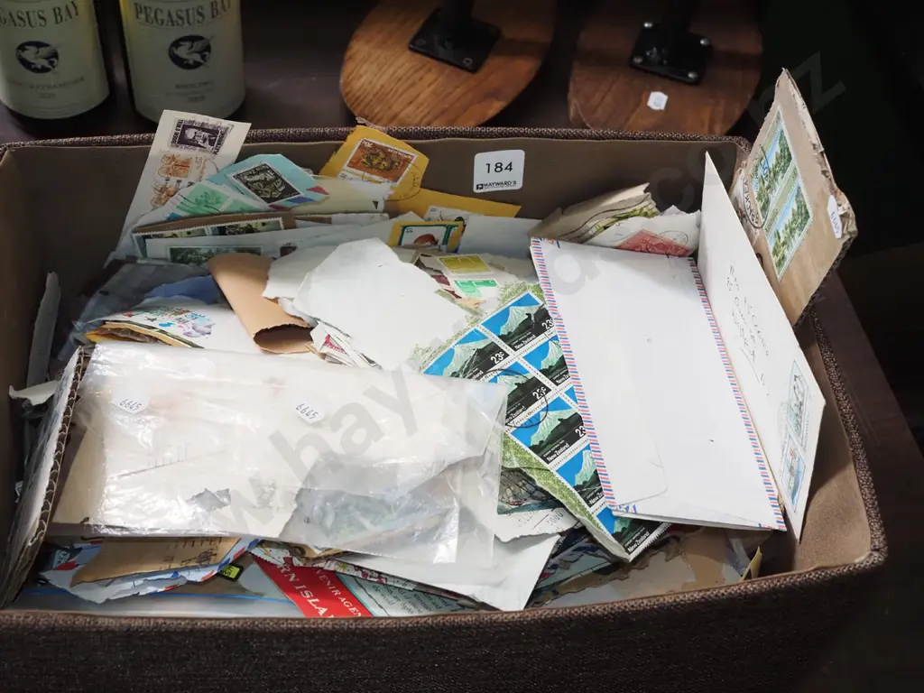 box of various stamps Image 1++