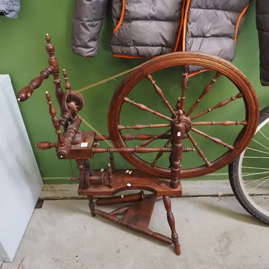 vintage spinning wheel
