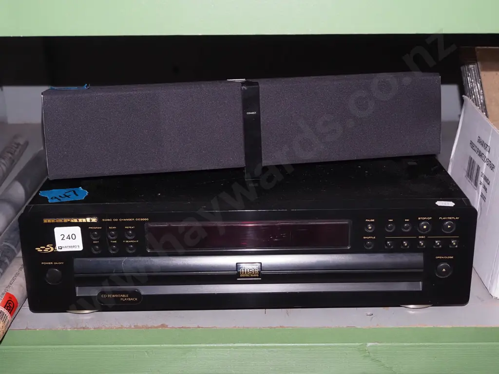 Marantz 5 disc CD changer, ipod speaker Image 1++