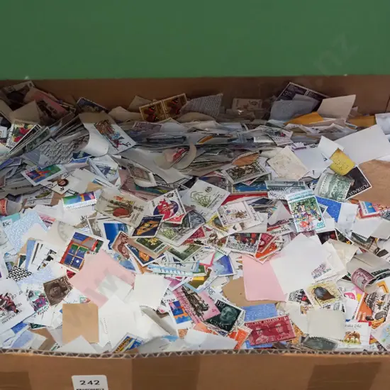 box of stamps