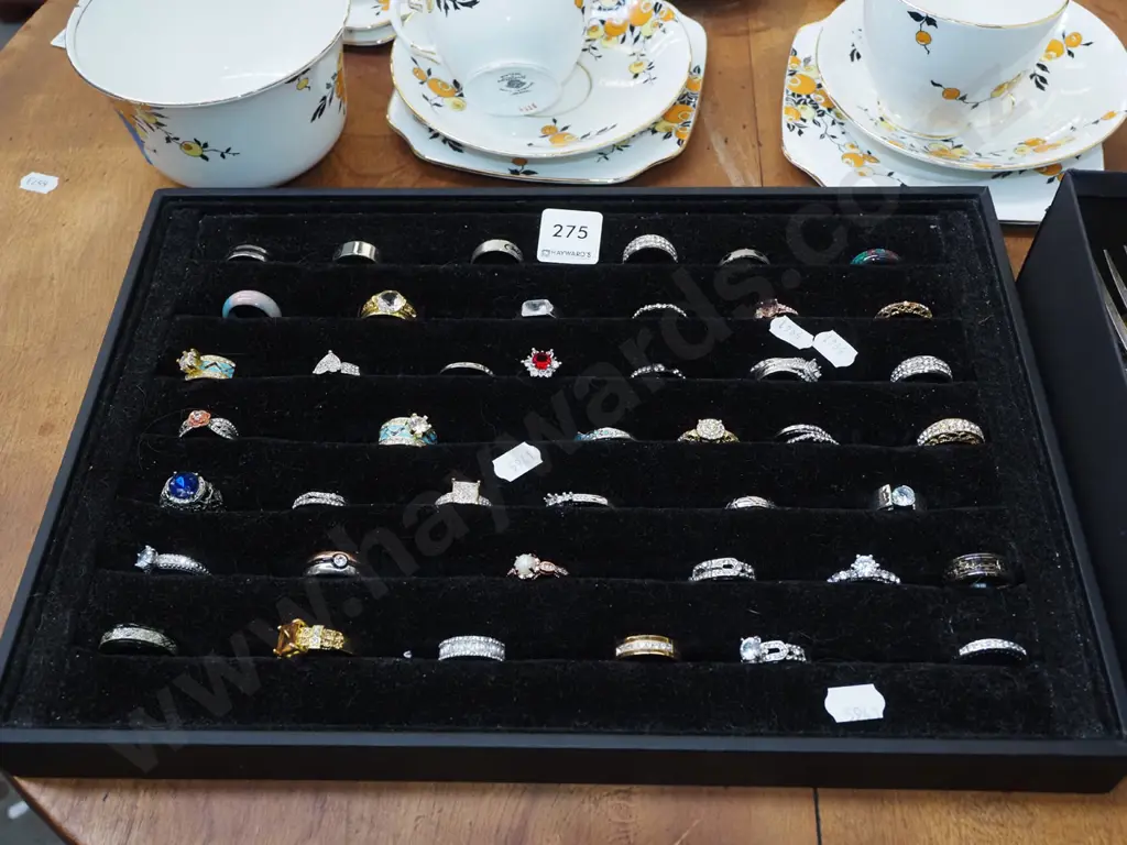 tray of dress rings Image 1++