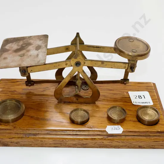 pair of small balance scales