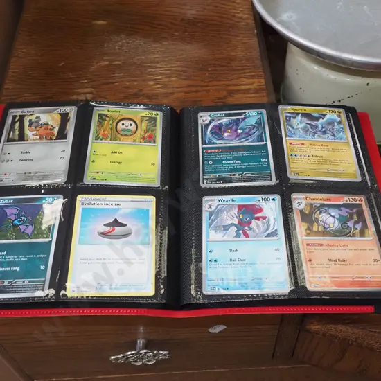album of Pokemon collector cards