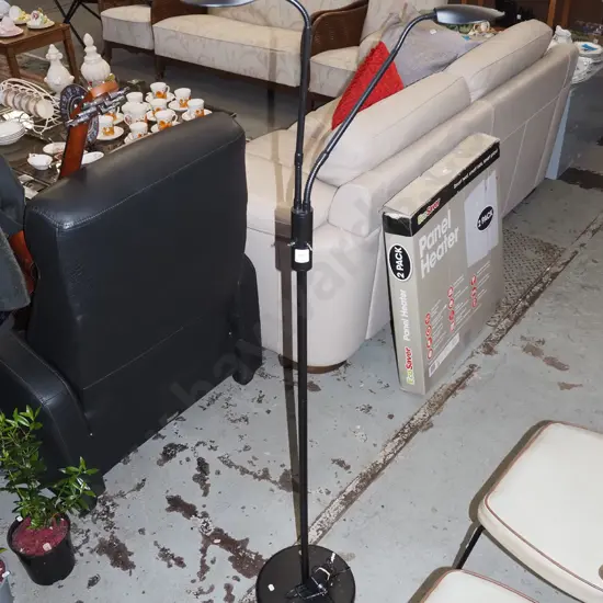 twin bulb LED standard lamp