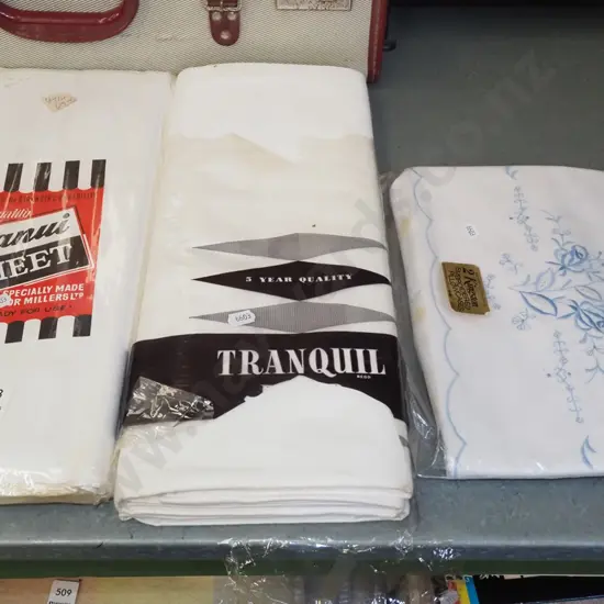 vintage cotton sheets and pillow cases