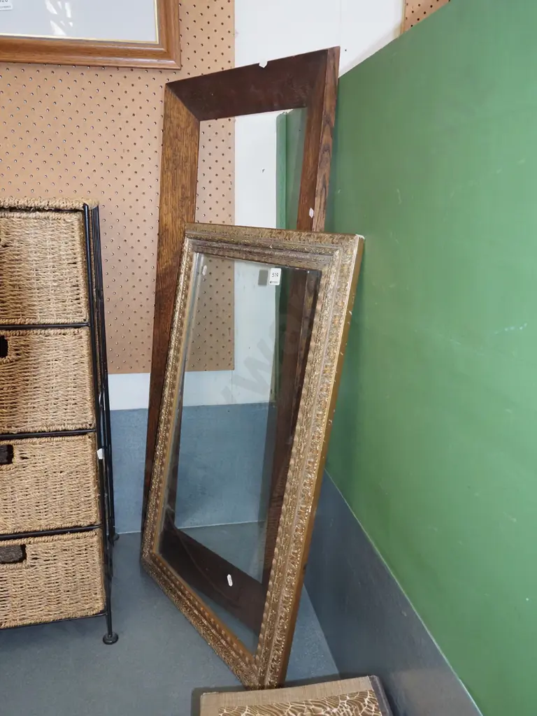 oak picture frame - no glass, glazed picture frame Image 1++
