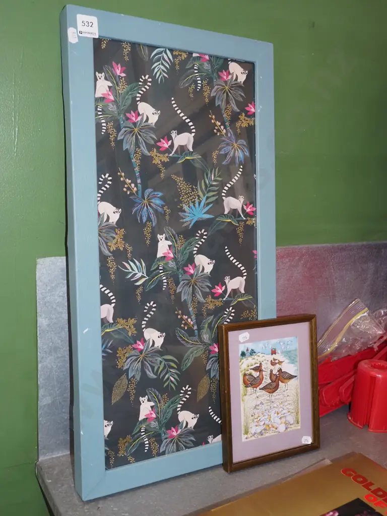 2x framed prints - limas, birds Image 1++