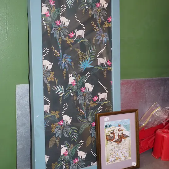 2x framed prints - limas, birds