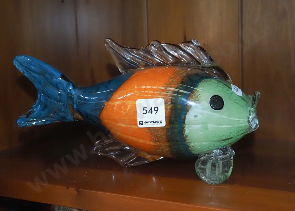 hand blown Murano style fish Image 1++