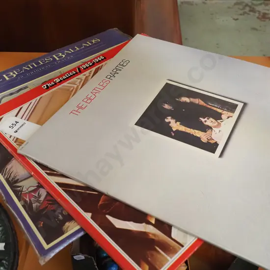 4x Beatles LPs