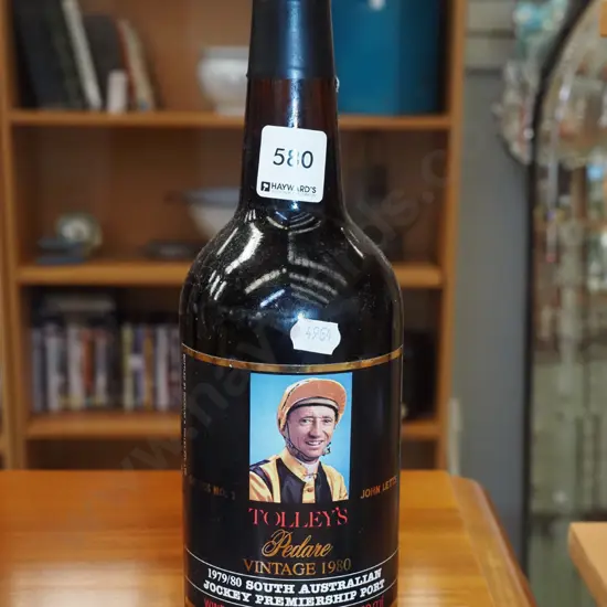 bottle of 750ml Tolley's 1980 vintage port